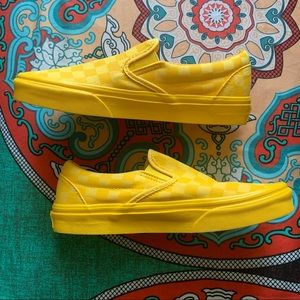 vans slip on tonal checkerboard skate shoe